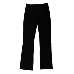 Lysse Women's Size Large Black Lyssentials Ponte Pants Bootcut High Rise Trouser